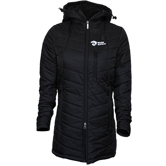 Buy Delphyne Womens 5 Zone Heated Jacket, Onyx at CozyWinters