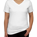 Custom Bella + Canvas Women's V-Neck T-shirt - Design Women's Short