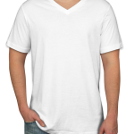 Custom Canada - Bella + Canvas Jersey V-Neck T-shirt - Design T