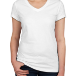 Custom Bella + Canvas Juniors Jersey V-Neck T-shirt - Design Women's
