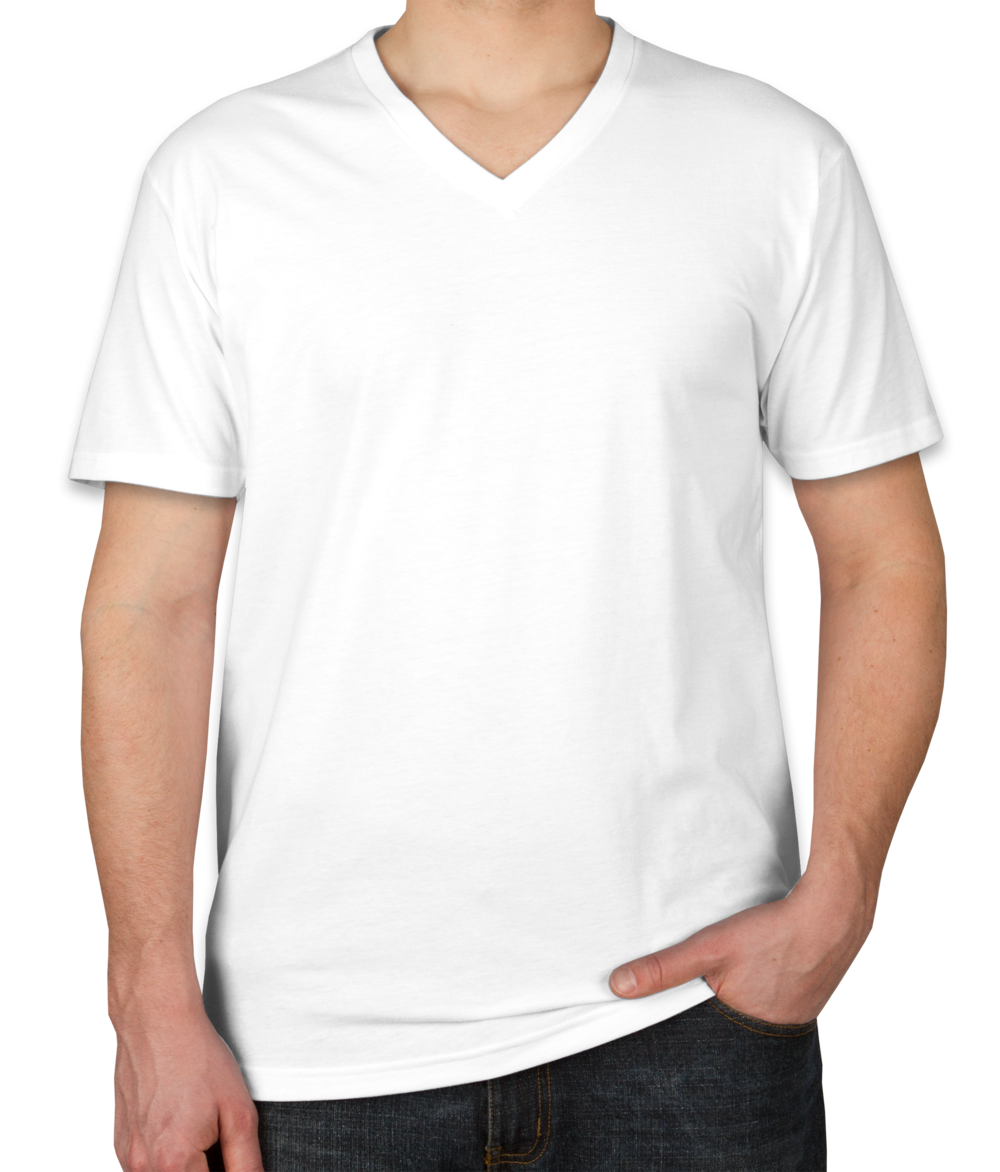 Custom Next Level 60/40 V-Neck T-shirt - Design Short Sleeve T