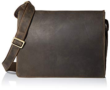 Amazon.com | Visconti Leather Distressed Messenger Bag Harvard