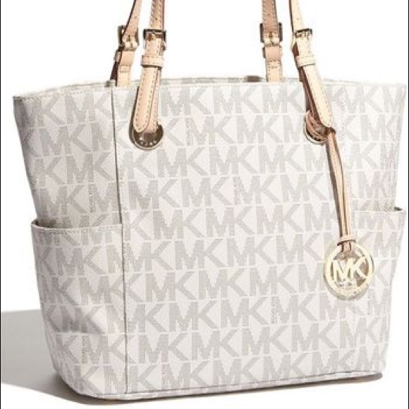 Michael Kors Bags | Mk White Bag | Poshmark