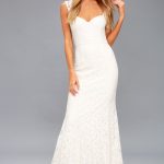 Gorgeous White Lace Dress - Lace Maxi Dress - Mermaid Dress
