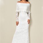 LACE MAXI DRESS in White | VENUS