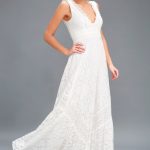 Boho Bridal Dress - White Lace Maxi Dress - Lace Dress