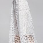 31% OFF] 2019 Hollow Out High Waisted Lace Skirt In WHITE ONE SIZE