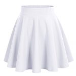 White Skater Skirt: Amazon.co.uk