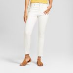 Women's High-Rise Skinny Jeans - Universal Thread™ Eggshell : Target