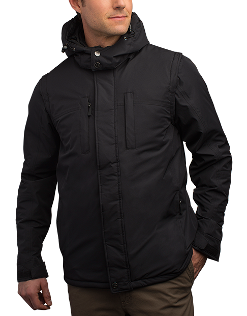 Men's Insulated Winter Coat - SCOTTeVEST