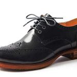 Amazon.com | Oxford Shoes for Women Womens Wingtip Black Brown Laces