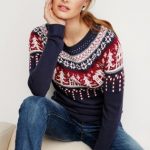Women's Christmas jumper Candy Cane Sweater from Next | Clothes