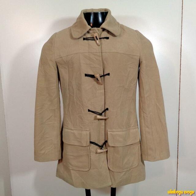 VALLEYGIRL Polyester/Wool Jacket DUFFLE COAT Womens Size 8 Beige | eBay