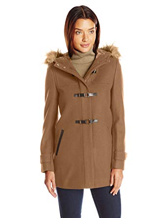 Cole Haan Women's Signature Hooded Duffle Camel at Amazon Women's