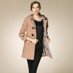 Fasicat High Quality Womens Duffle Coat Long Turn Down Collar Woolen