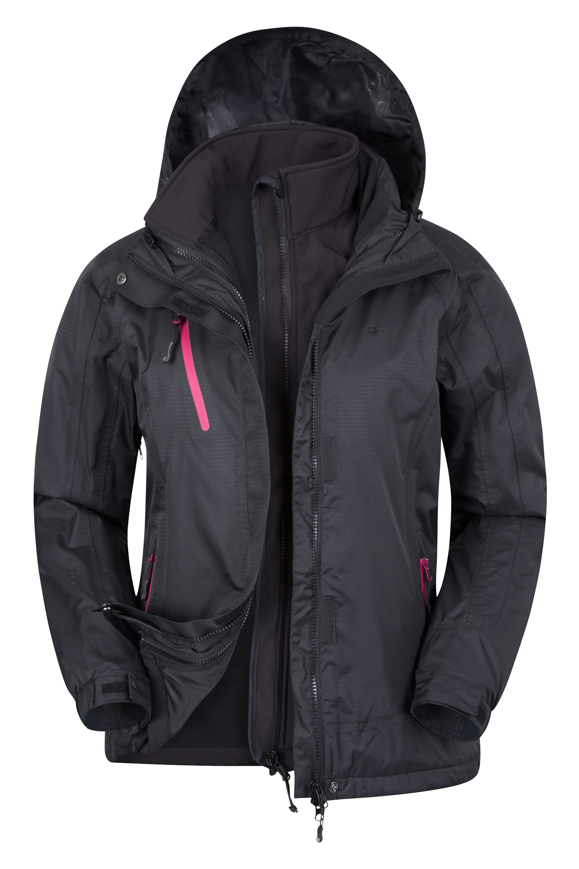 Bracken Extreme Womens 3 in 1 Waterproof Jacket | Mountain Warehouse US