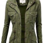 Jacket with stud detailing. #women #jacket | fashion | Military