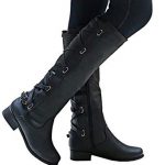 Amazon.com: Meilidress Women Boots Winter Tall Riding Leather