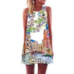 Amazon.com: Auwer 2019 Womens Sundresses Floral T-Shirt Dress Summer