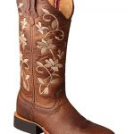 Amazon.com | Twisted X Women's Floral Ruff Stock Cowgirl Boot Square