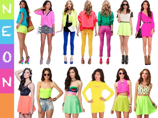 IDEAS ARE AUTOMATIC: 48: Pastel VS Neon | 80s party outfits, 80s .