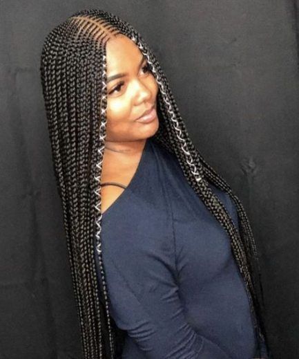 New braids with weave hairstyles african americans 65 Ideas .