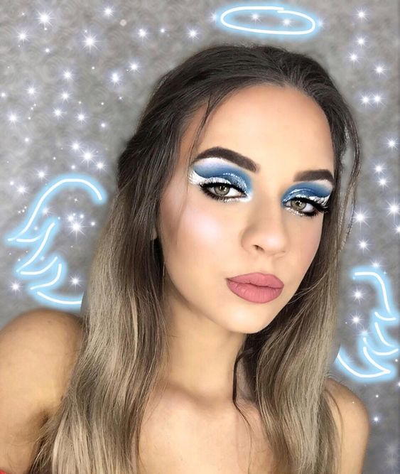 45 Easy Angel Makeup Ideas for Halloween That Look Stunni