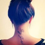 Tattoo ideas and placements | Neck tattoos women, Back of neck .