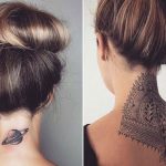 23 Edgy Back of Neck Tattoos for Women | StayGl