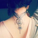55+ Attractive Back of Neck Tattoo Designs - For Creative Jui