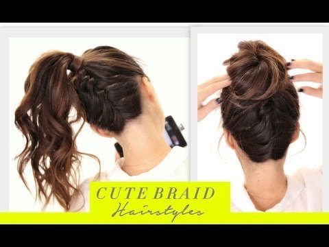 ☆Cute BRAIDS BACK-TO-SCHOOL HAIRSTYLES Hair Tutorial | Braided .