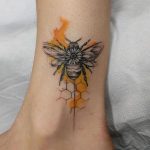 21 Bee Tattoo Designs > CherryCherryBeauty.com | Tattoos, Bee .