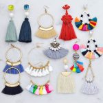 Tassel Statement Earrings | Diy earrings, Diy tassel, Tassel jewel
