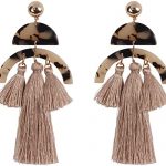 Amazon.com: Lazeny Bohemia Tassel Earrings Elegant National Style .