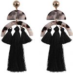 Amazon.com: Lazeny Bohemia Tassel Earrings Elegant National Style .