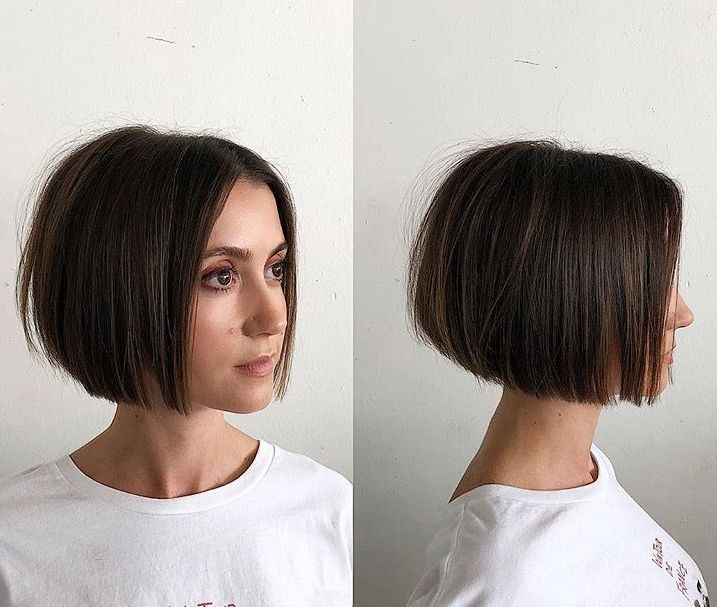 Soft blunt bob | Short hair styles, Short straight hair, Hair styl