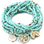Turquoise Boho Beaded Bracelet Stack — Stacked New Yo