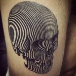 10 Creepy and Creative Skull Tattoo Desig