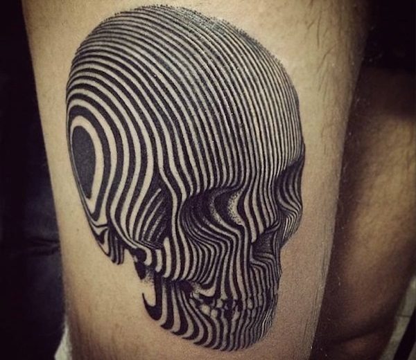 10 Creepy and Creative Skull Tattoo Desig