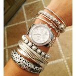 How to Wear Silver Bangle Bracelets | Silver bangle bracelets .