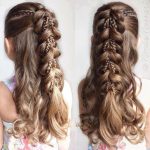 Fancy Little Girl Hairstyle with Braids | Little girl braid .
