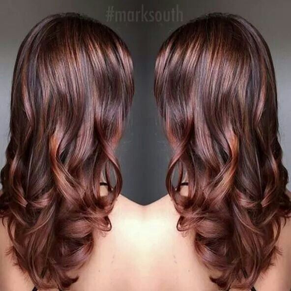 Beautiful cinnamon brown hair color | Cinnamon brown hair color .