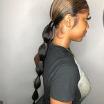 31 Bubble Ponytail Hairstyles With Weave To Wear This Year #Bubble .