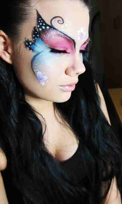 Idee make up farfalla per Carnevale | Butterfly makeup, Butterfly .