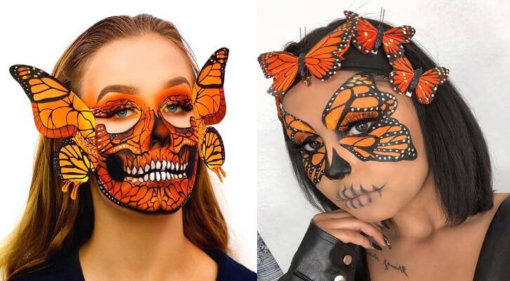 23 Pretty Butterfly Makeup Ideas for Halloween To Copy In 20