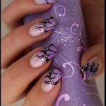 Purple butterfly nail art | Purple nail art, Butterfly nail art .