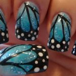 15 Beautiful Butterfly Nail Art - SheIdeas | Butterfly nail art .