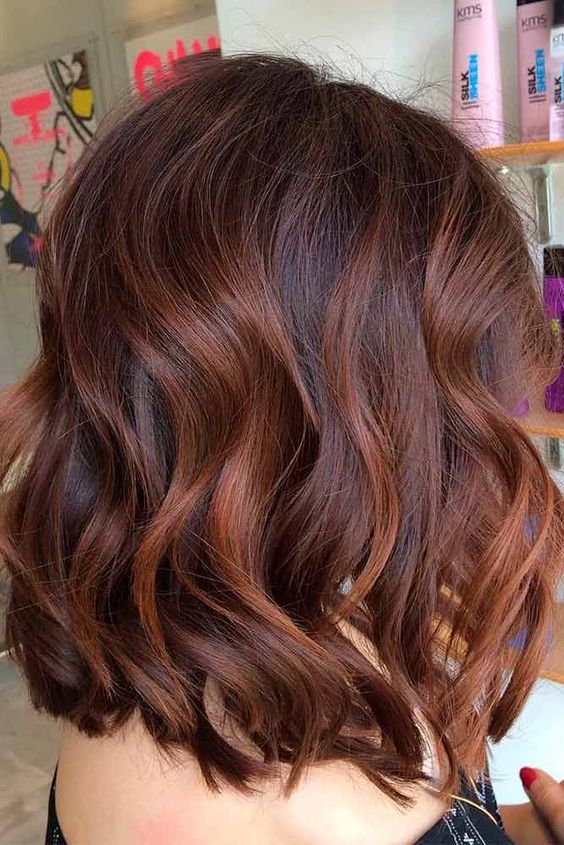 dark chestnut auburn highlights | Thin hair haircuts, Hair styles .