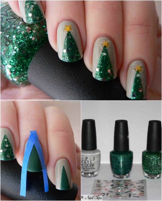 20 Fantastic DIY Christmas Nail Art Designs That Are Borderline .