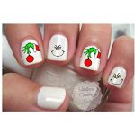 Amazon.com: Cute Christmas Nail Decal Nail Art Fingernail Decals .